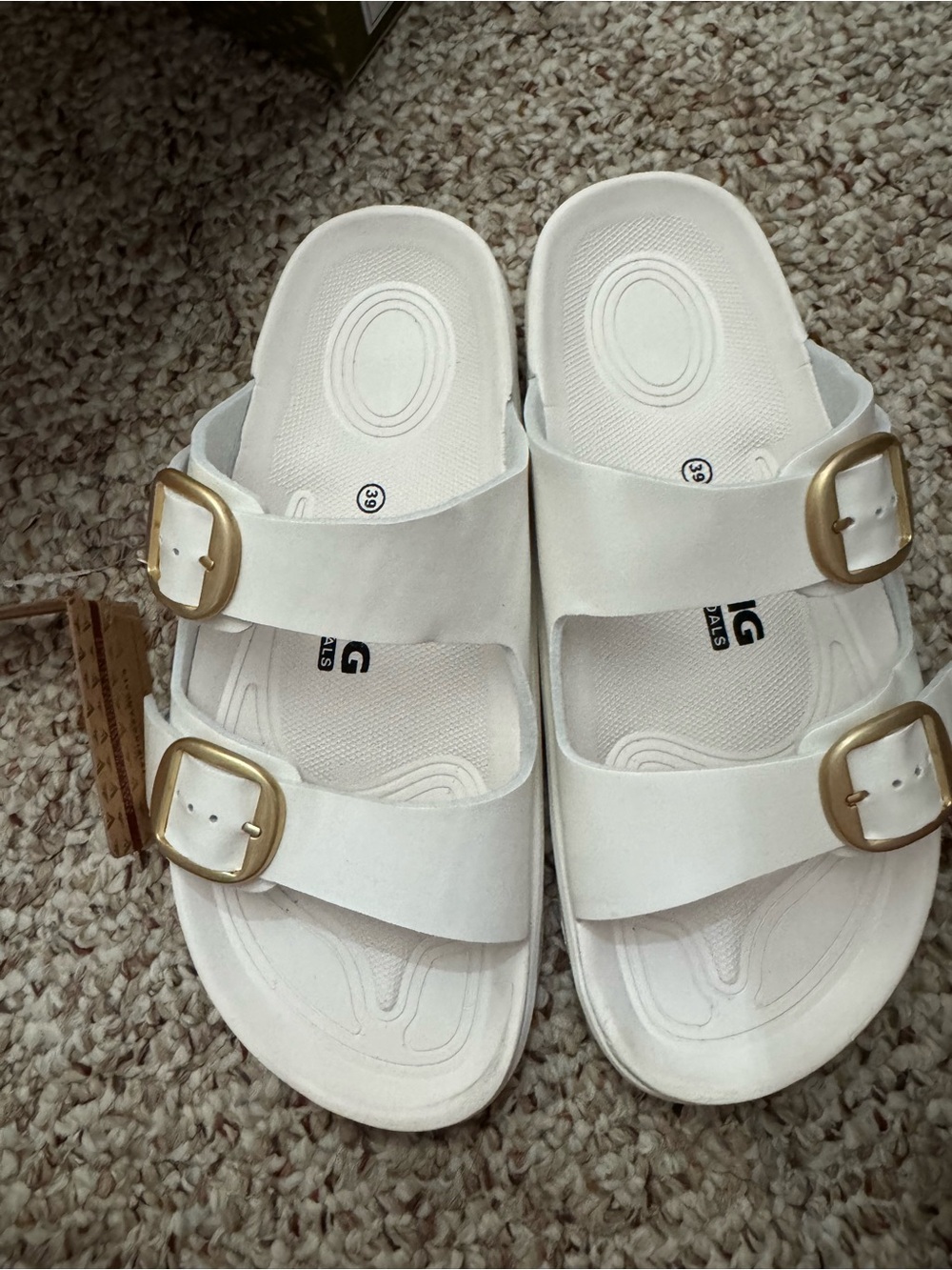 White Sandals
